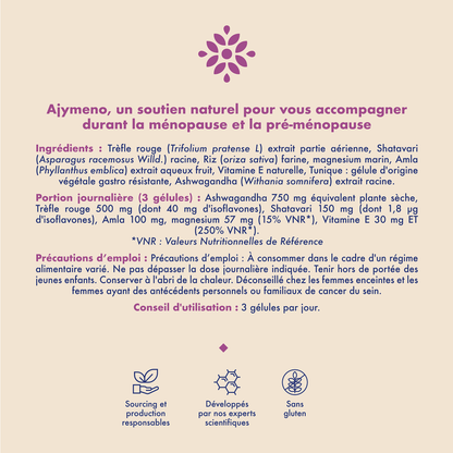 AJYMENO - Confort ménopause et périménopause