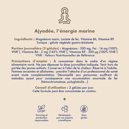 AJYODÉE - Compléments alimentaires - Force mentale & vitalité