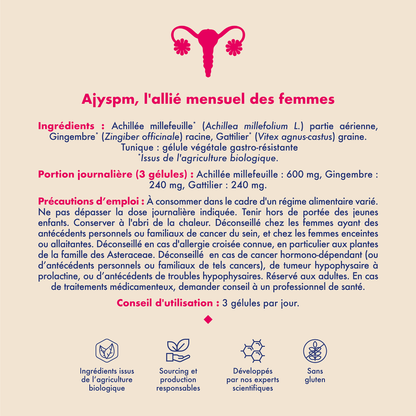 AJYSPM BIO - Compléments alimentaires syndrome prémenstruel