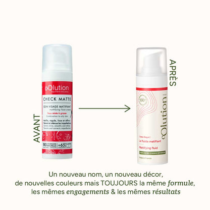Le fluide matifiant