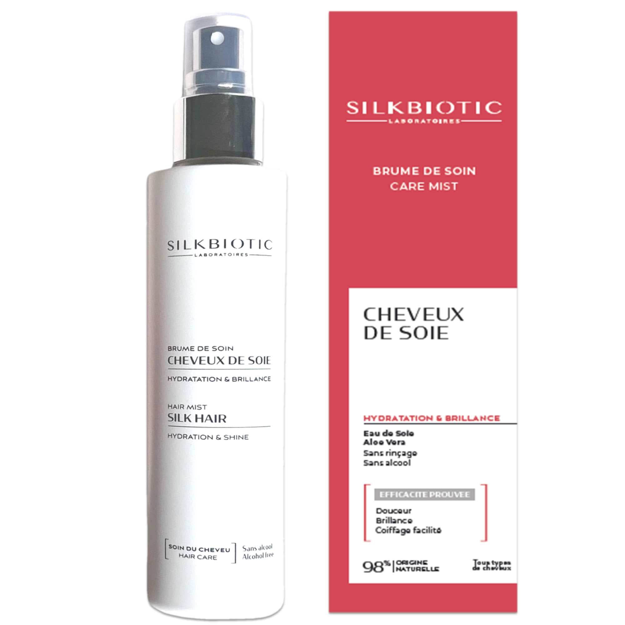 Brume cheveux de soie – 150ml – SILKBIOTIC