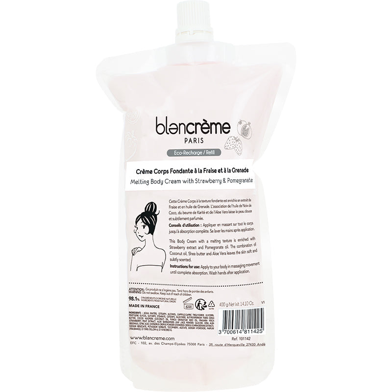 Crème corps fondante Fraise & grenade