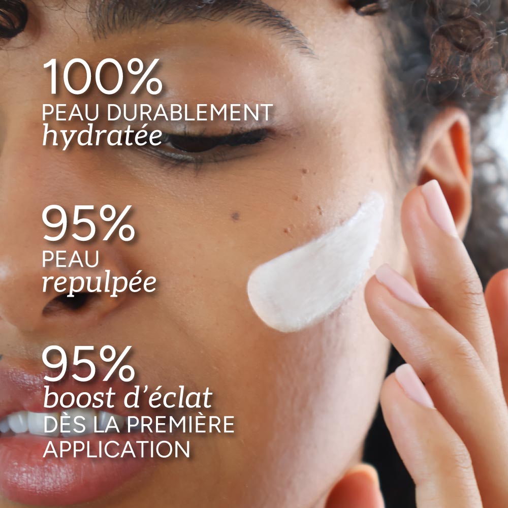 La crème hydratante éclat