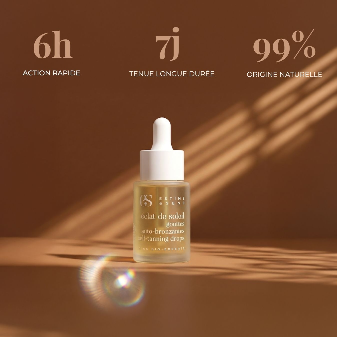 Eclat de soleil gouttes autobronzantes