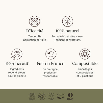 Fond de teint correcteur 105N Ivoire