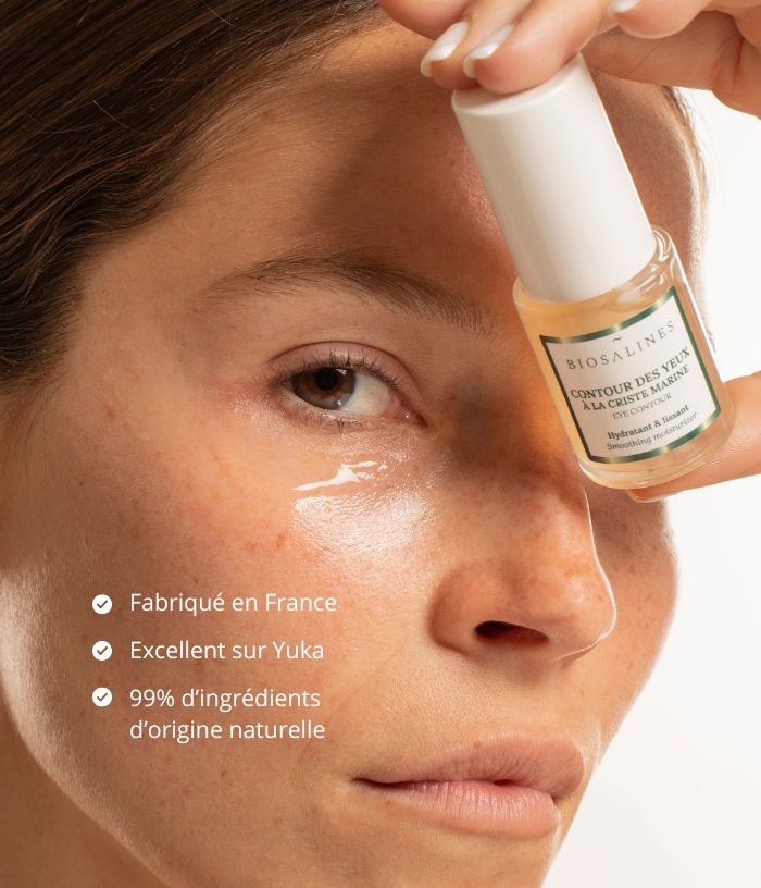 Contour des yeux à la criste marine