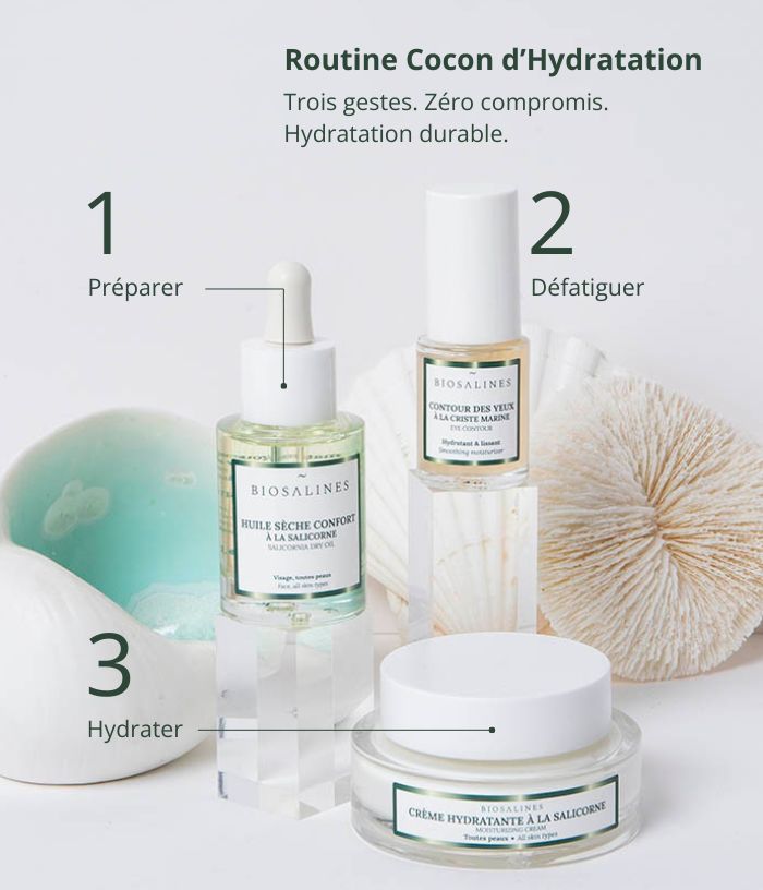 Contour des yeux à la criste marine