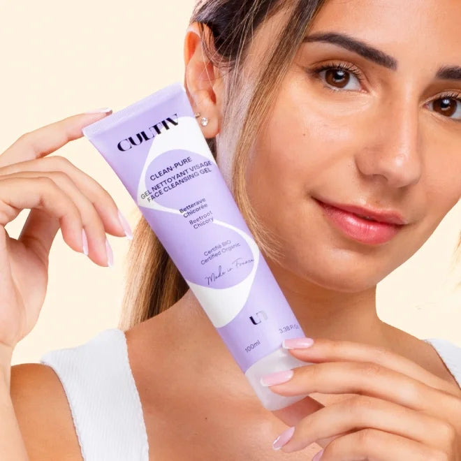 CLEAN-PURE Gel nettoyant visage 100mL