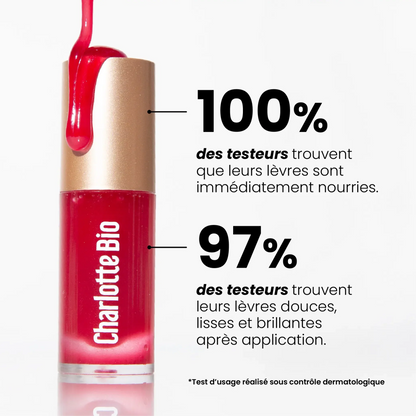 Huile à lèvres bio