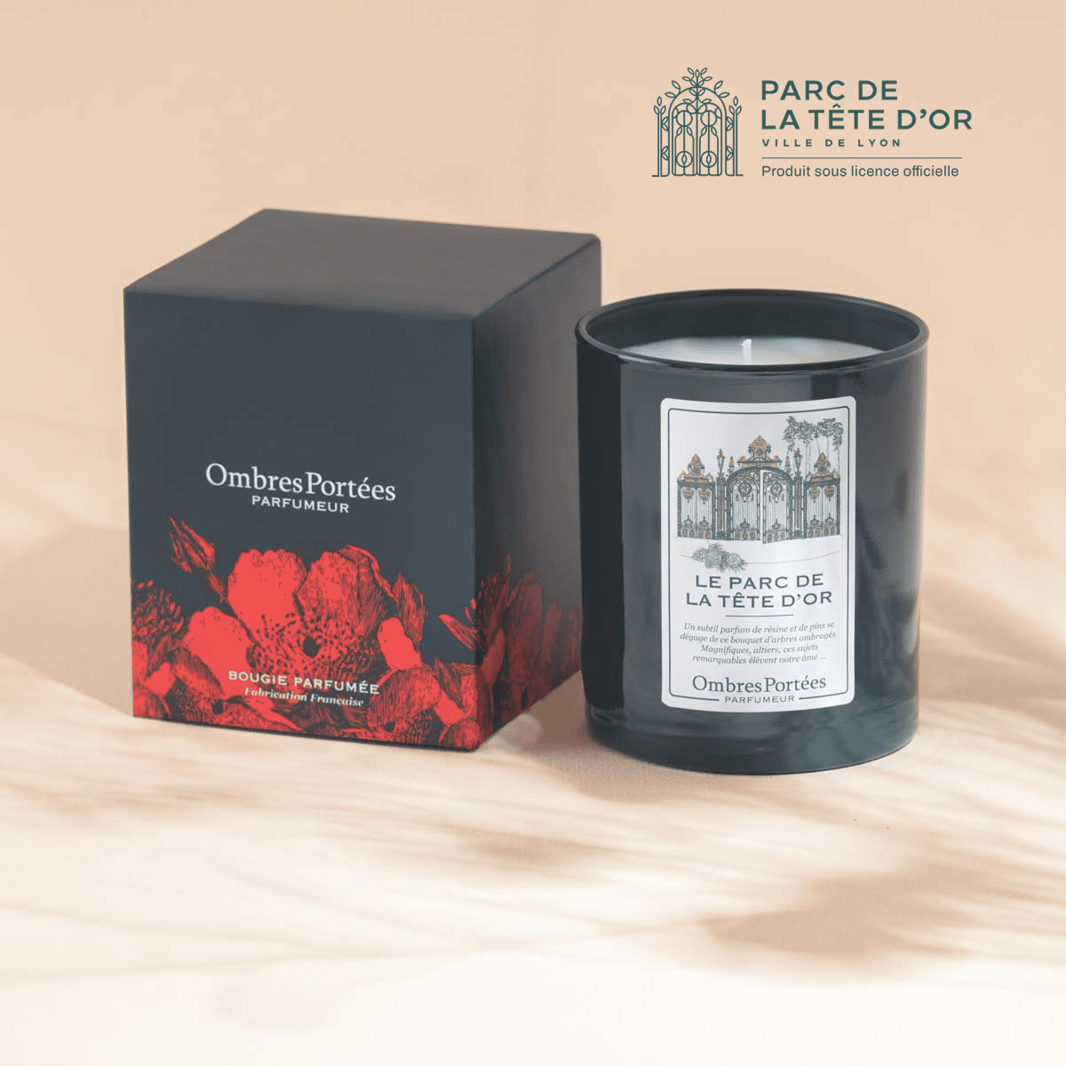 Bougie parfumée Le Parc de la Tête d'Or 210g