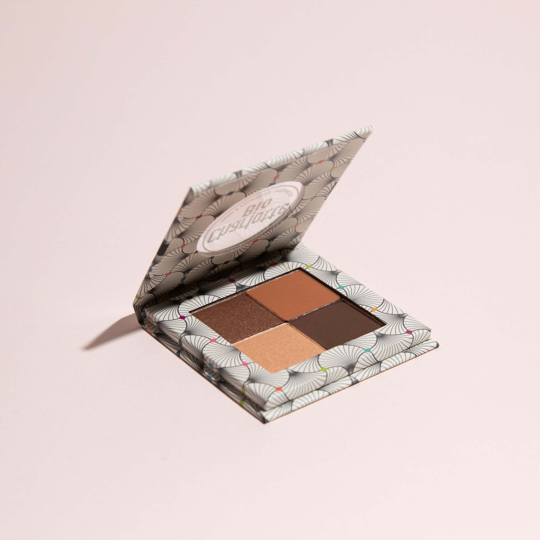 La palette de 4 fards à paupières BIO - Nude Brun