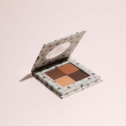 La palette de 4 fards à paupières BIO - Nude Brun