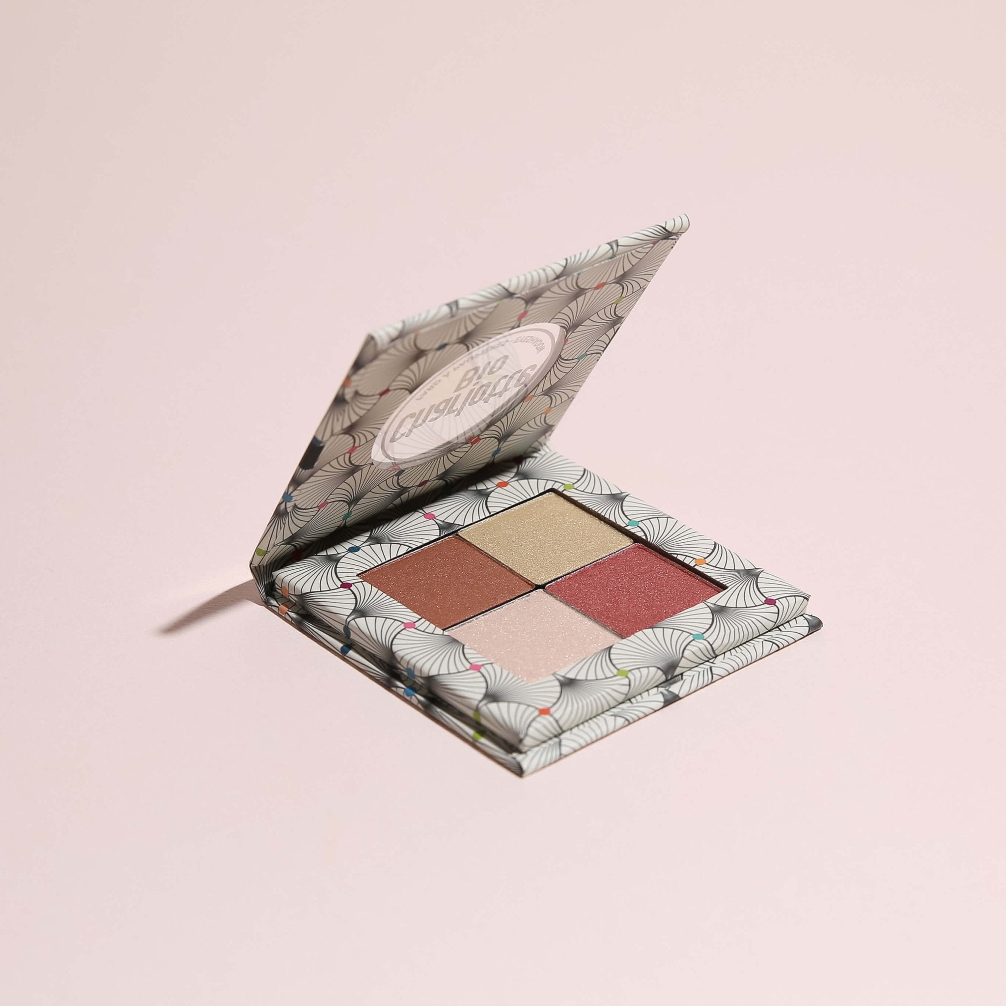 La palette de 4 fards à paupières BIO - Nude Rose