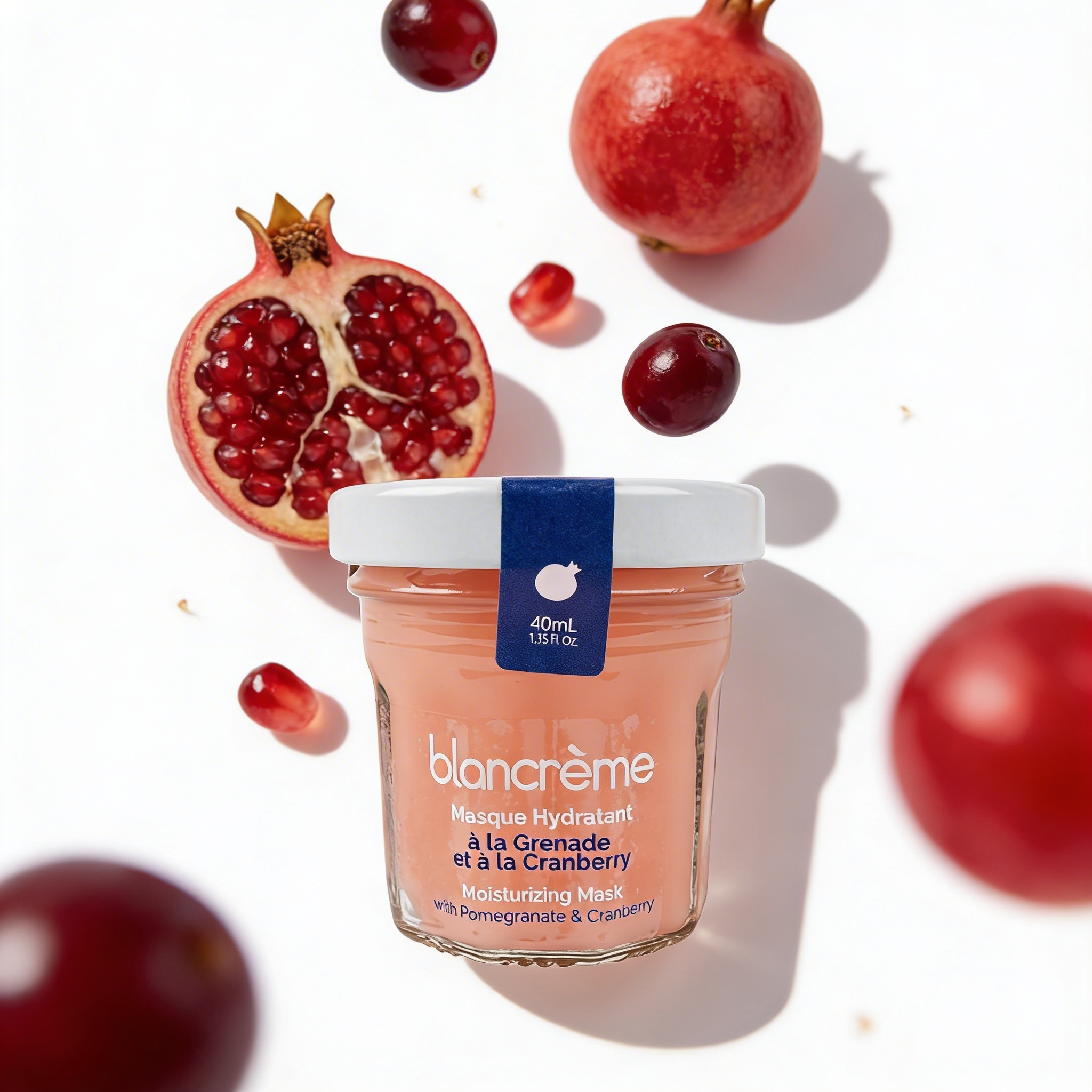 Masque hydratant à la Grenade & Cranberry