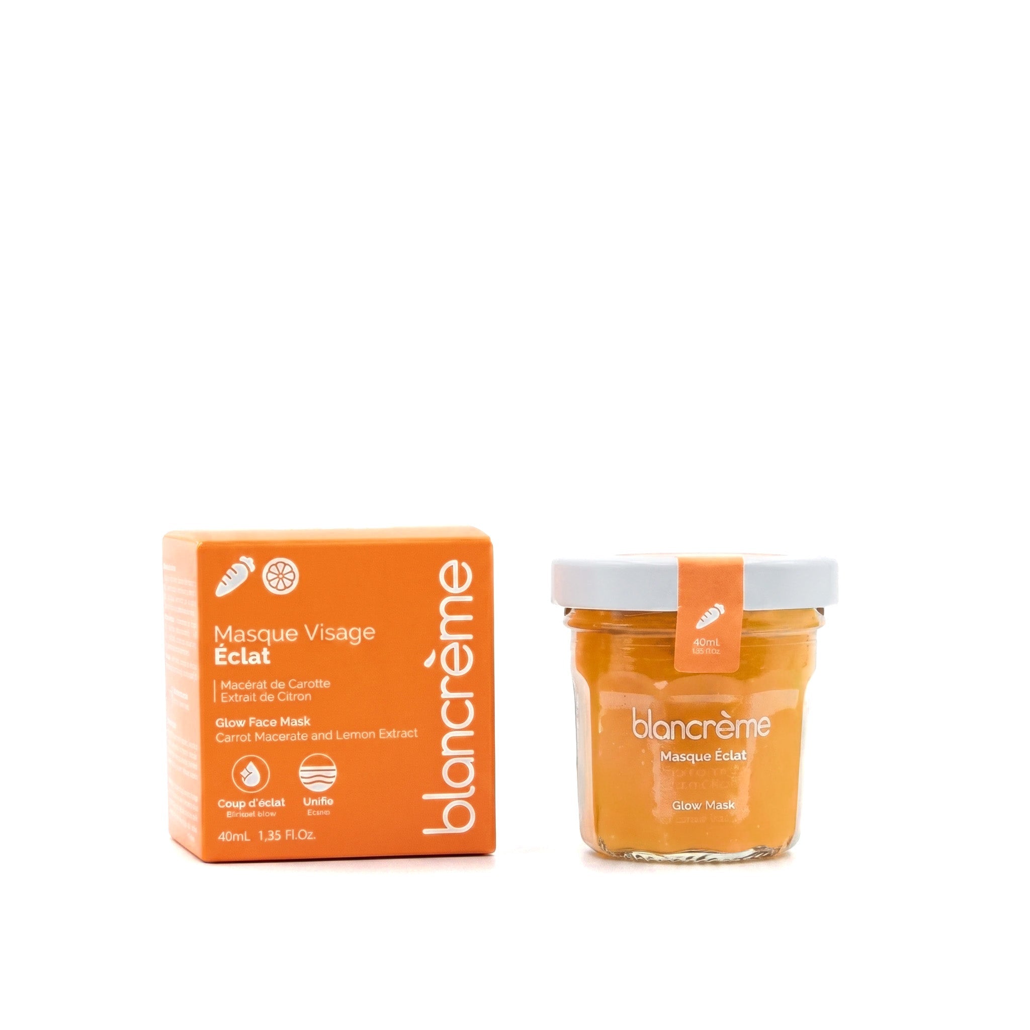 Masque éclat à la Carotte & Citron