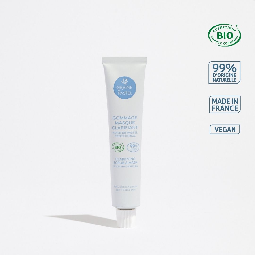 Masque gommage clarifiant