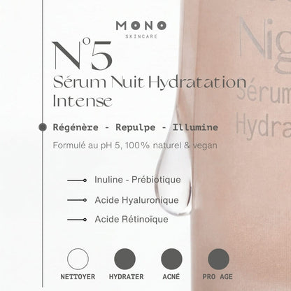 N°5 Sérum de Nuit Hydratation Intense