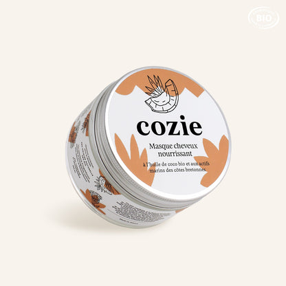Masque cheveux nourrissant à l’huile de coco bio et à l’actif marin breton