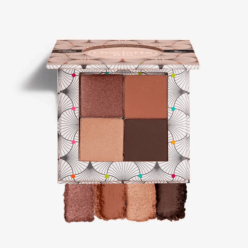 Palette de 4 fards à paupières BIO - Nude Brun