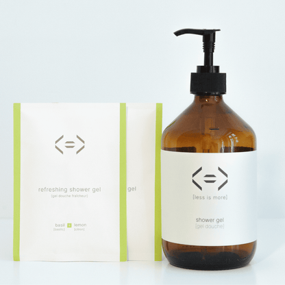 coffret prestige - gel douche fraîcheur 500 ml [basilic + citron]