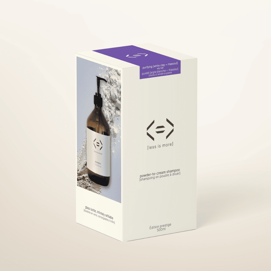coffret prestige - shampoing pureté 500 ml [argile blanche + rhassoul]