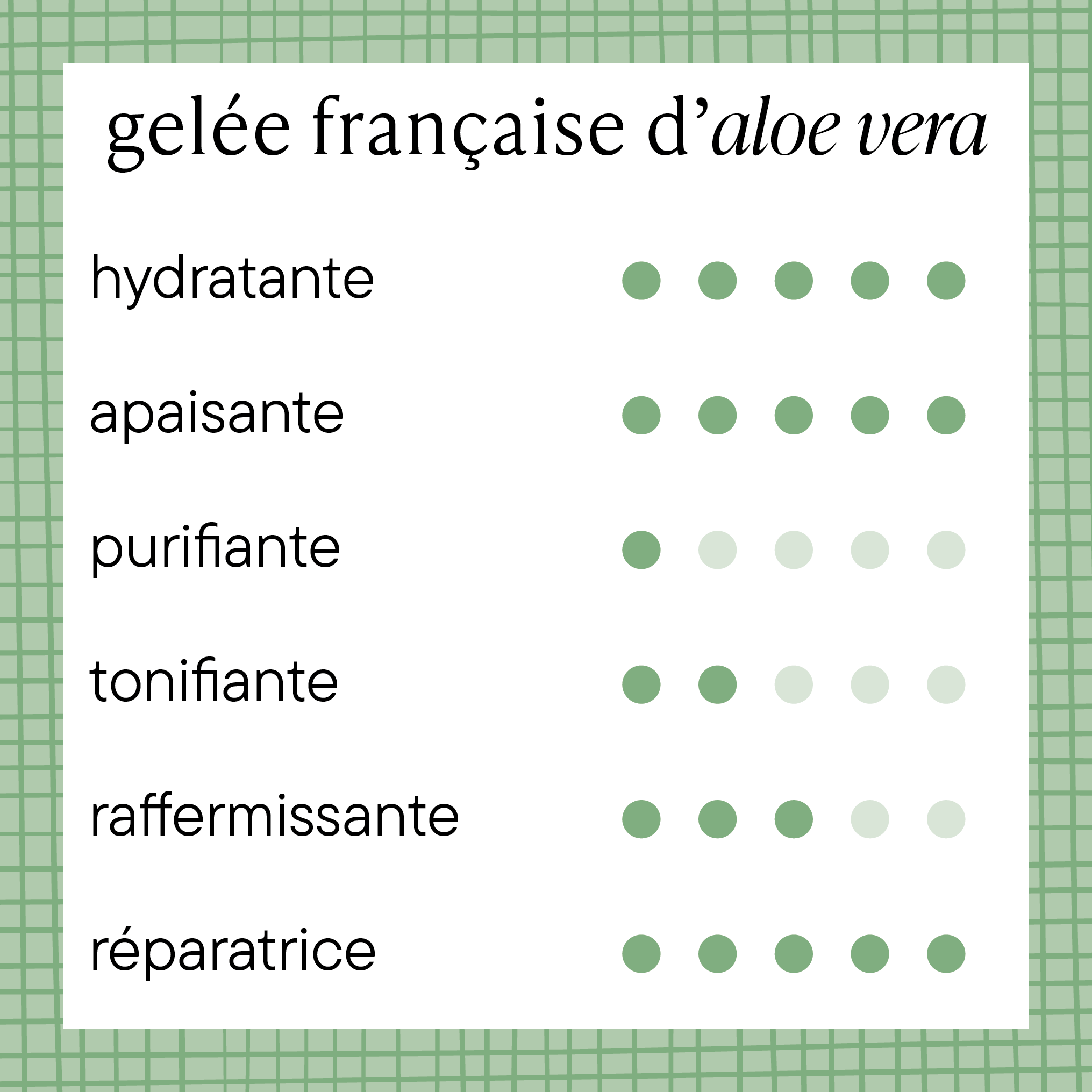 Gelée d'aloe vera