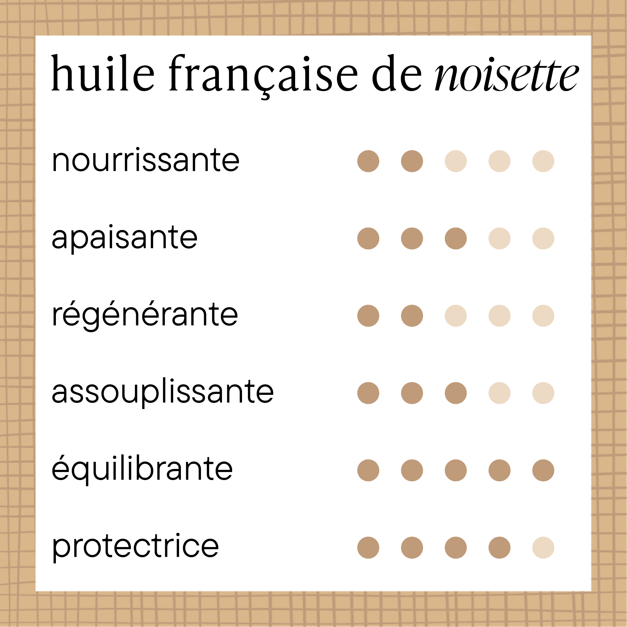 Huile de noisette
