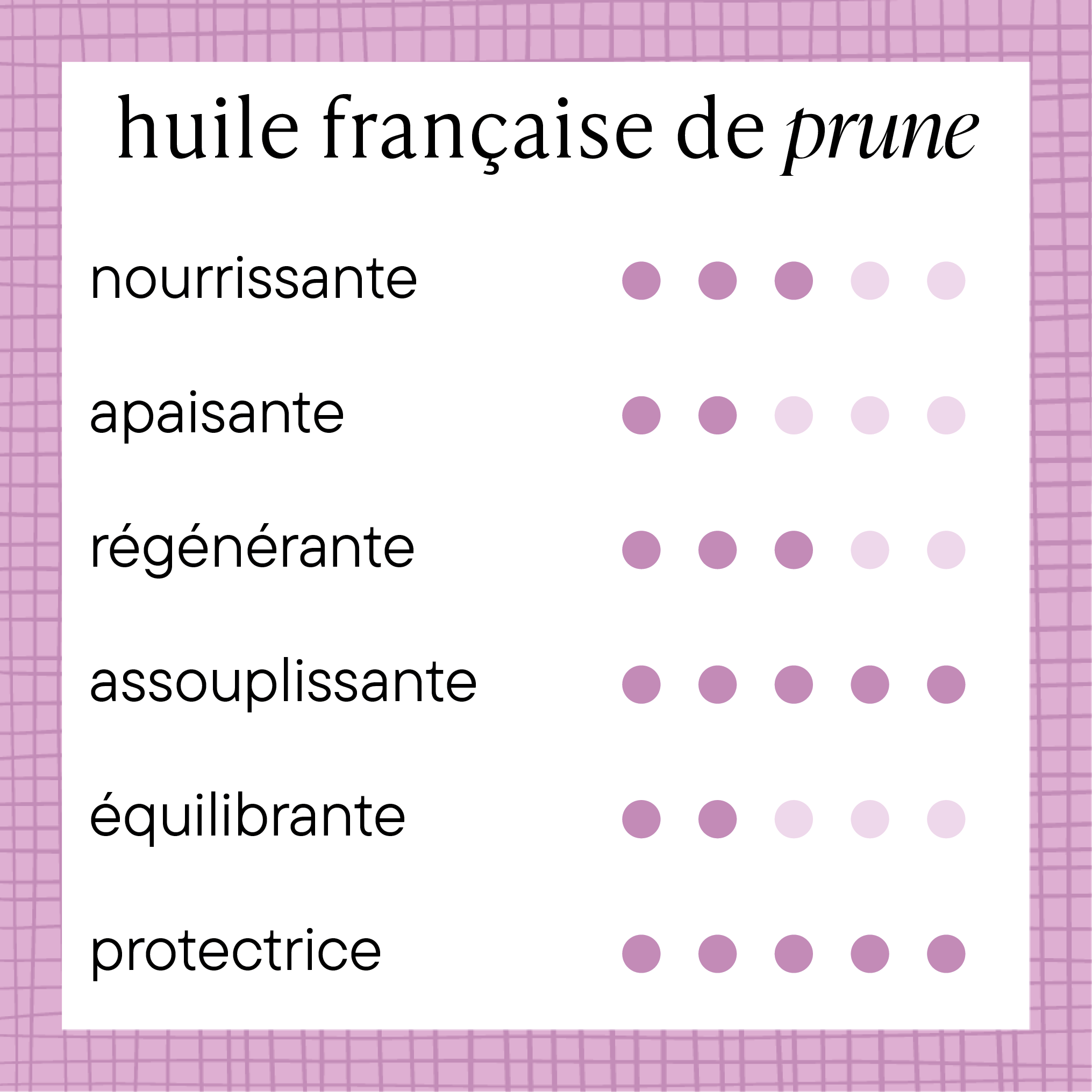 Huile de prune