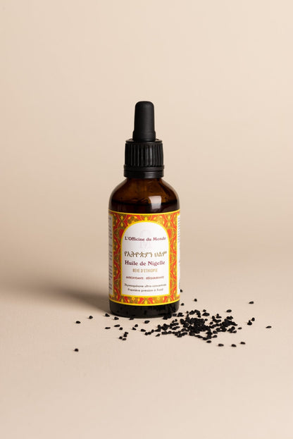 Rêve d’Ethiopie - Huile de Nigelle cosmétique et capillaire (የኢትዮጵያን ህልም) - lofficinedumonde.fr