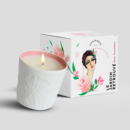 Rose Trocadéro Bougie Parfumée