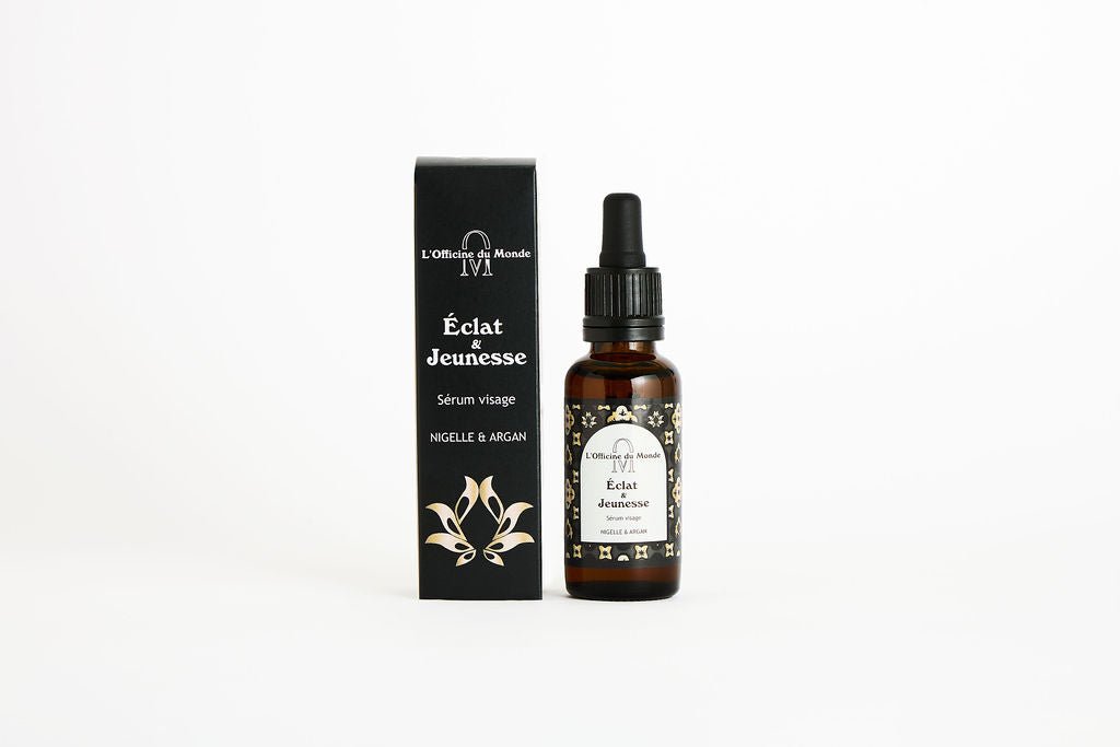 Sérum Visage - Éclat & Jeunesse - Nigelle & Argan - lofficinedumonde.fr