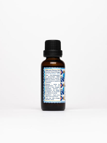 Elixir de Nigelle Cosmétique Titrée de Tunisie - Sidi Bou Saïd