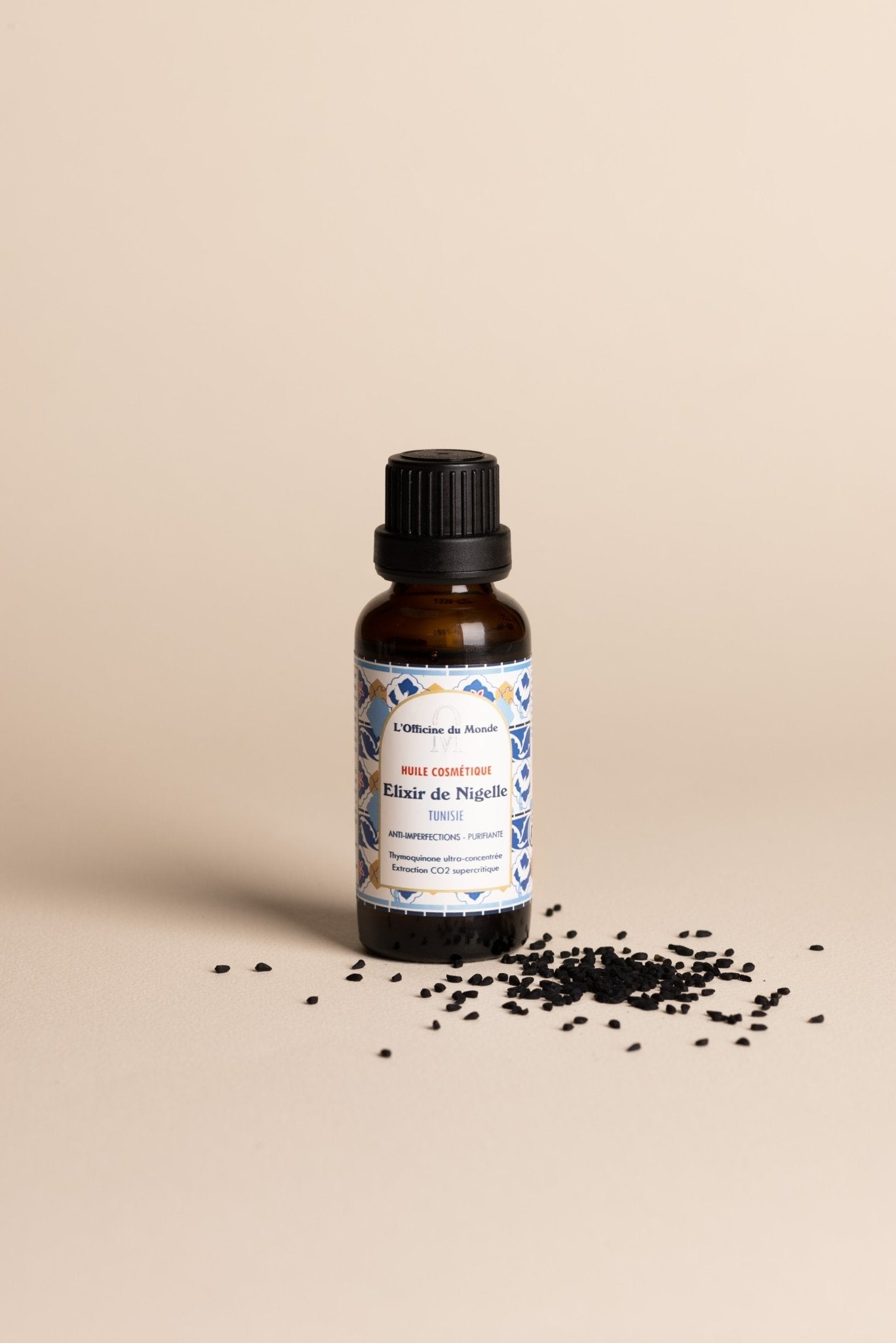 Elixir de Nigelle Cosmétique Titrée de Tunisie - Sidi Bou Saïd