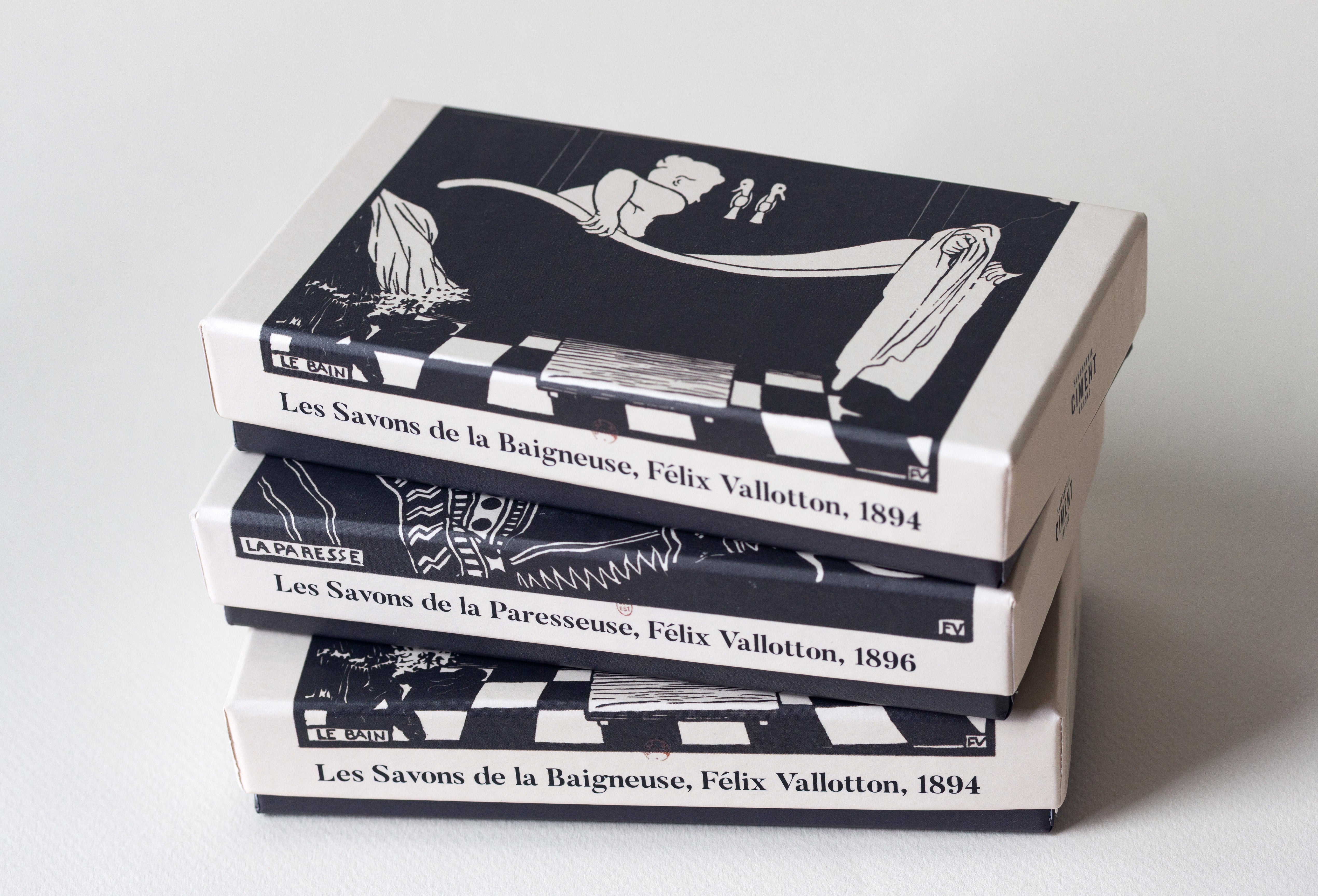 Coffret 2 savons - Vallotton X BNF - Rose Douce