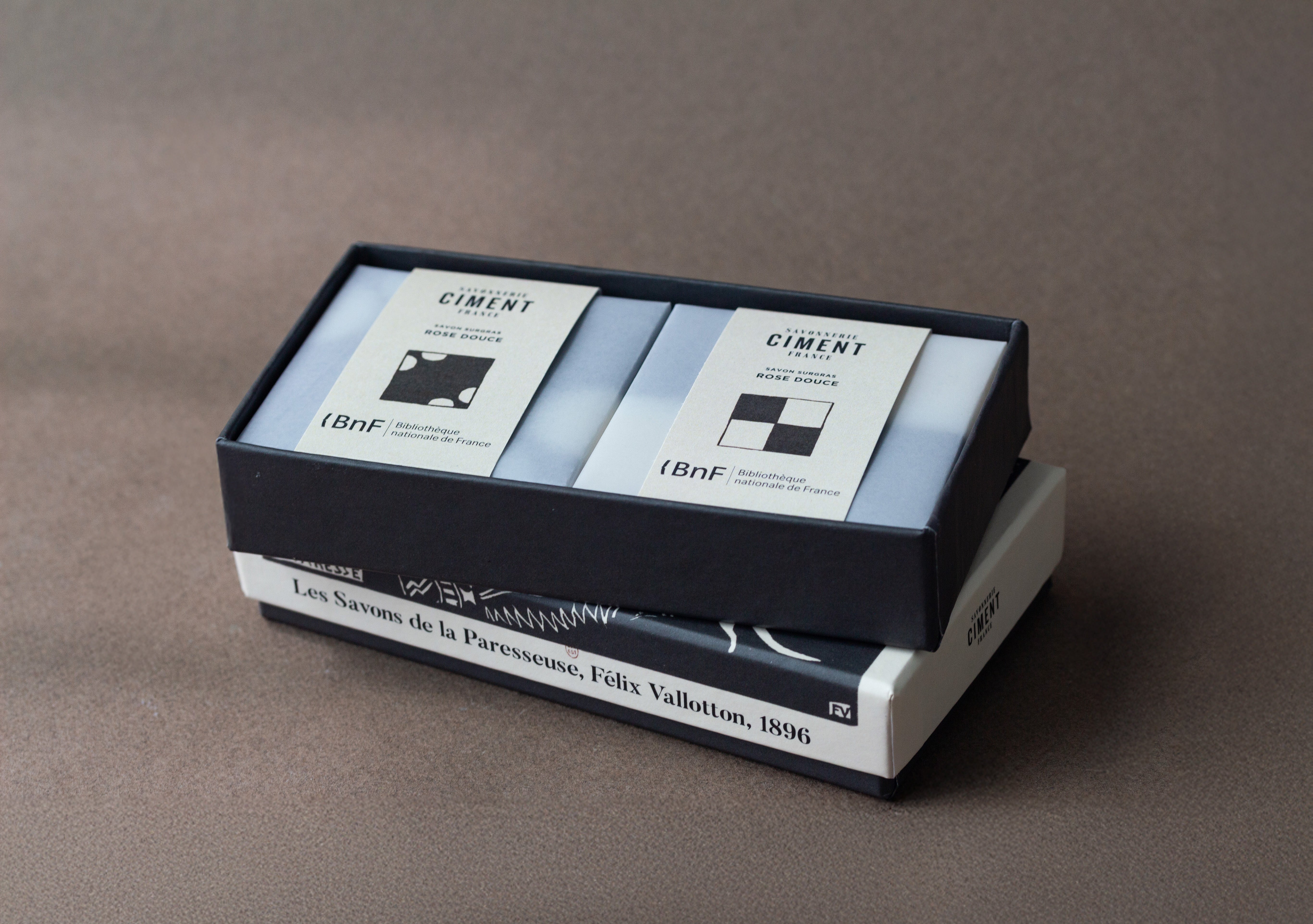 Coffret 2 savons - Vallotton X BNF - Rose Douce